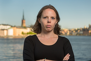Alexandra Mattson (V). Foto: Erik Nordblad
