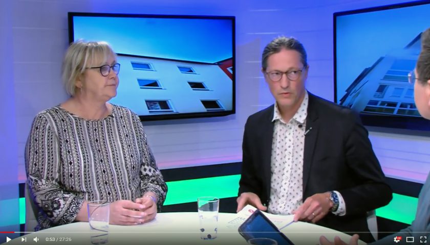 Ann-Margarethe Livh och Rikard Warlenius intervjuas.